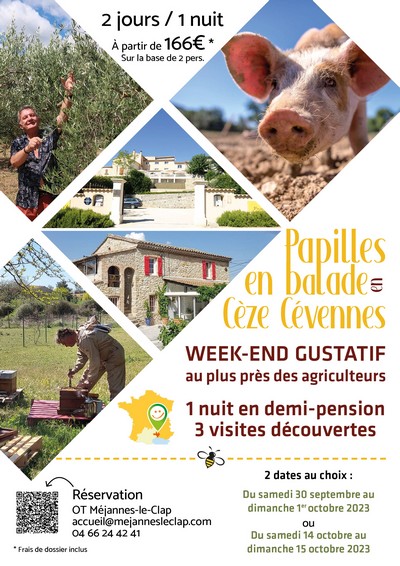 Weekend Papilles en balade en Cèze Cévennes