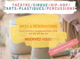 Stages enfants - Cirque, théâtre, hip-hop, arts plastiques et percussions