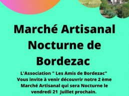  MarchÃ© artisanal nocturne de Bordezac 
