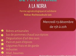 Marché fin d'année festif à la Noria