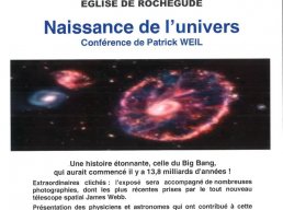 Conférence - Naissance de l'univers par Patrick WEIL