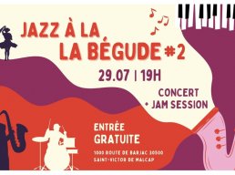 JAZZ A LA BÃ‰GUDE LUNDI 22 ET 29 JUILLET 2024