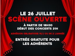 SCÃˆNE OUVERTE.