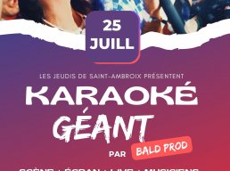 ***KARAOKÃ‰ GÃ‰ANT***