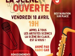 Scene ouverte - restaurant le Claux