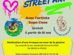 Atelier Street Art avec l'artiste SUPO CAOS