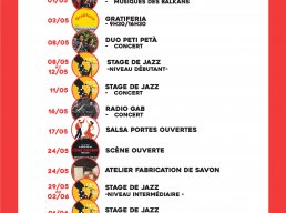 Programme mai 2025 - ferme de la begude