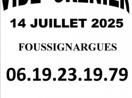 Vide grenier du Club Photo Bessèges - 14 juillet 2025