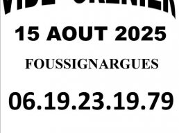 Vide Grenier du Club Photo  Bessèges - 15 août 2025