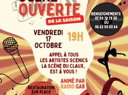 Scène ouverte, restaurant le Claux