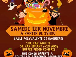 Soirée Halloween à Gagnières