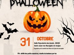Soirée d'halloween à St Jean de Maruejols