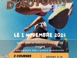 Foulées d'automne à St Jean de Maruejols