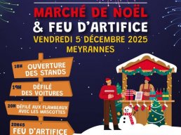 Marché de Noël et Feu d'Artifice à Meyrannes