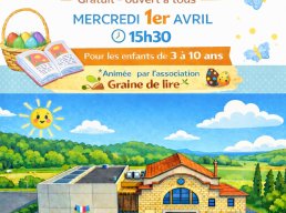 Chasse aux oeufs et lecture de contes