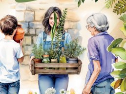 Marché aux plantes et saveurs