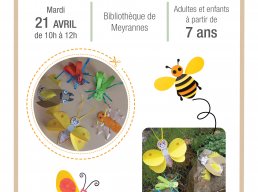 Atelier - Insectes en papier