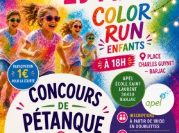 Color run et concours de pétanque