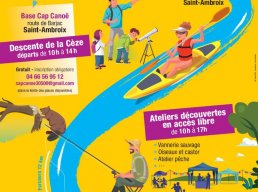 La Cèze au fil de l'eau - ateliers et déscente en canoë