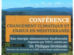 Conférence : changements climatique et enjeux en Méditerranée.