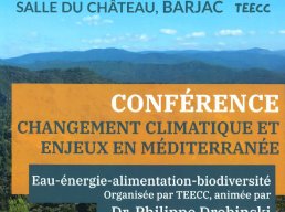 Conférence “Changement climatique et enjeux en méditerranée”