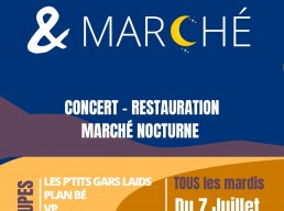 Concert et marché nocturne - St Jean de Maruéjols 