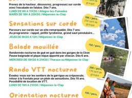 Plannings de l'été - Alex FreeRun30