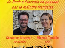 Concert voix et accordéon de Bach à Piazzola 