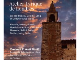 Concert lyrique par l'atelier lyrique de Londres