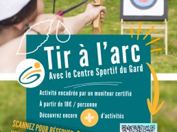 Tir à l'arc avec le Centre Sportif du Gard - durant toute l'année