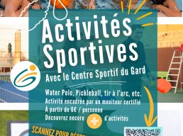 Activités sportives - Centre Sportif du Gard