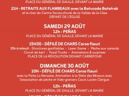121ème Corso fleuri Fête de Bessèges - 30 Août
