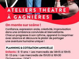 Ateliers théâtre à Gagnières - Le petit théâtre de la berthe