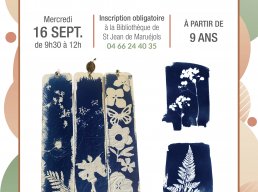 Atelier Cyanotype - Biblioatelier cèze cevennes