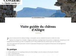 Visite guidée du Château d'Allègre mercredi 30 septembre 2026