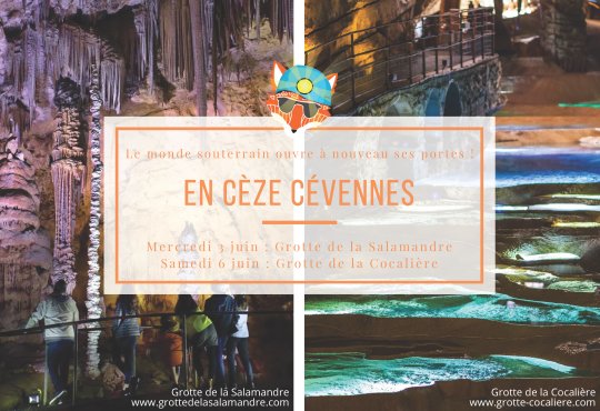 Réouverture des grottes en Cèze Cévennes