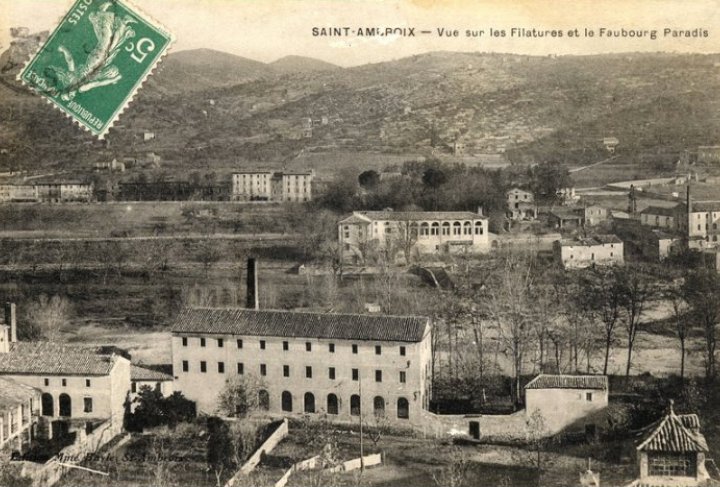 Anciennes filatures à Saint-Ambroix