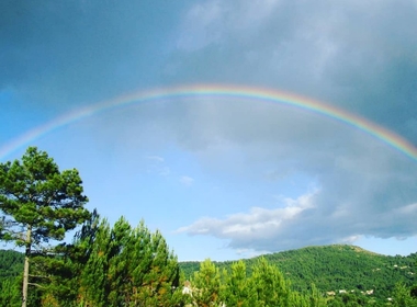 Arc en ciel en Cévennes © Andrea Luijten 